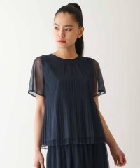 HIROKO BIS/マジョリカプリーツシアーブラウス /洗える/508111878