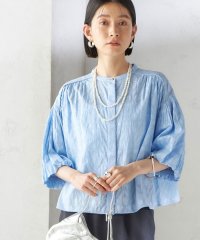 SHIPS WOMEN/〈手洗い可能〉コットン ドビー 袖 ボリューム ブラウス/508112177