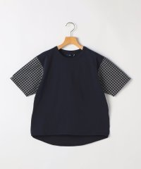 SHIPS KIDS/SHIPS KIDS:140～160cm / チェック 切替 半袖 TEE/508112181