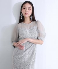 PourVous/プールヴー PourVous 七分袖&ロング同窓会スパンコール大きいサイズ結婚式フォーマルオケージョンドレスパーティードレス フォーマル ワンピース パーティー/508112268