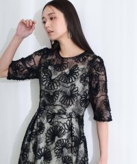PourVous/プールヴー PourVous 結婚式パーティードレスモールレースロング&七分袖セレモニーフォーマルオケージョンドレス同窓会 フォーマル ワンピース パーティード/508112271