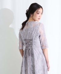 PourVous/プールヴー PourVous 結婚式パーティードレスモールレースロング&七分袖セレモニーフォーマルオケージョンドレス同窓会 フォーマル ワンピース パーティード/508112271