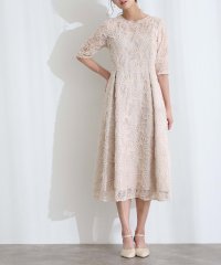 PourVous/プールヴー PourVous 結婚式パーティードレスモールレースロング&七分袖セレモニーフォーマルオケージョンドレス同窓会 フォーマル ワンピース パーティード/508112271