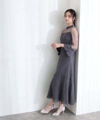 PourVous/プールヴー PourVous 結婚式パーティードレス袖ありとロングベルスリーブセレモニーフォーマルオケージョンドレス同窓会 フォーマル ワンピース パーティード/508112273