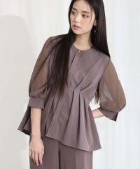 PourVous/プールヴー PourVous セットアップパーティードレス結婚式&ワイドパンツスカラップ大きいサイズフォーマルロング丈オケージョンドレス同窓会 フォーマル ワン/508112274