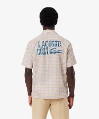 LACOSTESPORTS MENS/ラコステ LACOSTE ラコステゴルフチェックオープンカラーシャツ/508112410