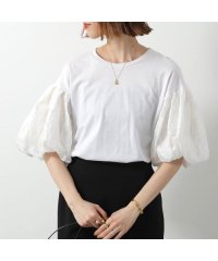 MEIMEIJ/メイメイジェイ MEIMEIJ MEIMEIJ Tシャツ M5PBB0 フラワー ジャガード パフスリーブ/508112524
