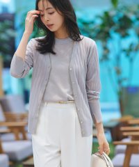 RUIRUE BOUTIQUE/ルイルエブティック RUIRUE BOUTIQUE ラメバイカラーシアーリブカーデ/508113629