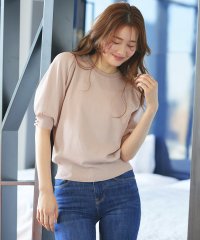 RUIRUE BOUTIQUE/ルイルエブティック RUIRUE BOUTIQUE パールボタンラメパフニット/508113630
