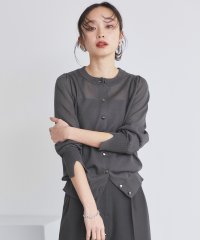 RUIRUE BOUTIQUE/ルイルエブティック RUIRUE BOUTIQUE メタルボタンカラーパフカーデ/508113631