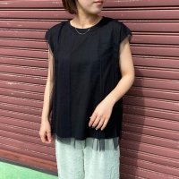 CRB/シーアールビー CRB チュールノースリーブプルオーバー/508113690