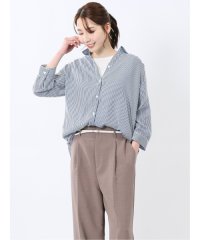 m.f.editorial/エムエフエディトリアル m.f.editorial 脇タック前開き スキッパーシャツチュニック/508113713