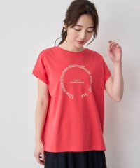 Petit Honfleur/プチ オンフルール Petit Honfleur フレンチスリーブロゴTシャツ/508113791