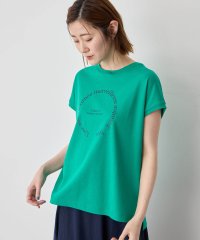 Petit Honfleur/プチ オンフルール Petit Honfleur フレンチスリーブロゴTシャツ/508113791