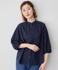 Petit Honfleur/プチ オンフルール Petit Honfleur レーススリーブブラウス/508113792
