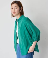 Petit Honfleur/プチ オンフルール Petit Honfleur レーススリーブブラウス/508113792