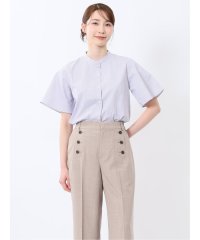 m.f.editorial/エムエフエディトリアル m.f.editorial 嬉しい機能 スタンドカラー 半袖シャツ/508113797