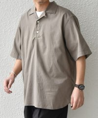 SHIPS any MEN/SHIPS any:〈洗濯機可能〉コットン/リネン オープンカラー プルオーバー シャツ◇/508113818