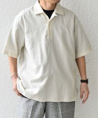 SHIPS any MEN/SHIPS any:〈洗濯機可能〉コットン/リネン オープンカラー プルオーバー シャツ◇/508113818