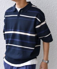 SHIPS any MEN/SHIPS any:〈手洗い可能〉リネンミックス ハイゲージ ニット スキッパー ポロシャツ◆/508113834