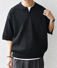SHIPS any MEN/SHIPS any:〈手洗い可能〉リネンミックス ハイゲージ ニット スキッパー ポロシャツ◆/508113834