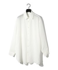 MIDIUMISOLID/MIDIUMISOLID for Ladies シアーロングスリーブシャツ/508113891