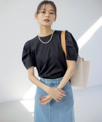KUMIKYOKU(S SIZE)/【UVケア・接触冷感】GIZAコットンタックスリーブ Tシャツ/508113905