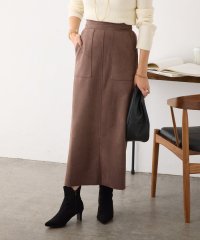 NICE CLAUP/OLIVE des OLIVE OUTLET/【@_misato___企画】《セルフカット可》スエードナロースカート/508114101