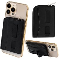 pitang/ピタング pitang magsafe カードケース 1枚 薄型 財布 小銭入れ L字ファスナー スマホグリップ スタンド機能 マグセーフ対応 iPhone ア/508114377