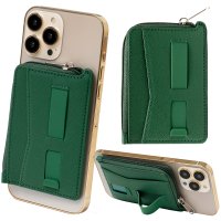 pitang/ピタング pitang magsafe カードケース 1枚 薄型 財布 小銭入れ L字ファスナー スマホグリップ スタンド機能 マグセーフ対応 iPhone ア/508114377