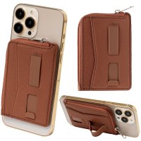 pitang/ピタング pitang magsafe カードケース 1枚 薄型 財布 小銭入れ L字ファスナー スマホグリップ スタンド機能 マグセーフ対応 iPhone ア/508114377