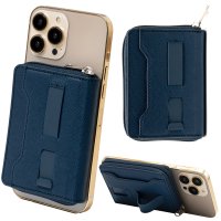 pitang/ピタング pitang magsafe カードケース 1枚 薄型 財布 小銭入れ ラウンドファスナー スマホグリップ スタンド機能 マグセーフ対応 iPhone/508114378