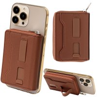 pitang/ピタング pitang magsafe カードケース 1枚 薄型 財布 小銭入れ ラウンドファスナー スマホグリップ スタンド機能 マグセーフ対応 iPhone/508114378