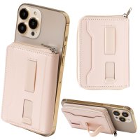 pitang/ピタング pitang magsafe カードケース 1枚 薄型 財布 小銭入れ ラウンドファスナー スマホグリップ スタンド機能 マグセーフ対応 iPhone/508114382