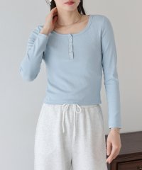 BLUEEAST/ブルーイースト BLUEEAST ヘンリーネック長袖Tシャツ/508114408