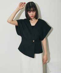 SMILE ORCHID/スマイルオーキッド SMILE ORCHID ショート丈ノーカラー半袖ジャケット/508114412