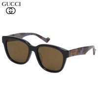 GUCCI/グッチ GUCCI サングラス メンズ レディース アジアンフィット UVカット 紫外線対策 ブラウン GG1430SK/508114454