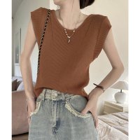 miniministore/ミニミニストア miniministore フレンチスリーブ サマーニット 韓国風/508114515