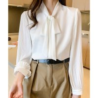 miniministore/ミニミニストア miniministore リボンタイブラウスプリーツシャツ 長袖/508114516