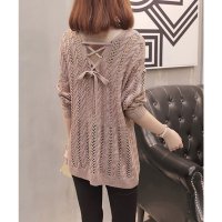 miniministore/ミニミニストア miniministore バッグレースアップ 透かし編みニット/508114518