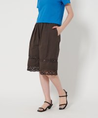 BEAUTY&YOUTH UNITED ARROWS/バテンレース ハーフパンツ/ダークブラウン/508084757