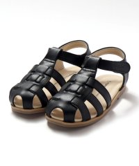 BeBe/ロゴ型押しストラップカメサンダル(13~19cm)/508090675