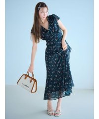 LILY BROWN/ヴィンテージプリントシフォンワンピース/508114112