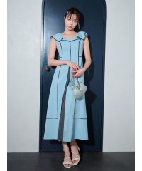 LILY BROWN/バイカラースイッチングワンピース/508114113