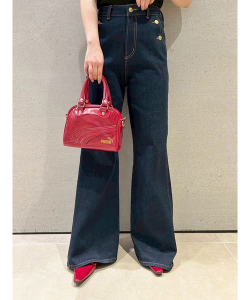 WEB限定00サイズ】ストレッチフレアデニムパンツ(508114126 WEB限定00サイズ】ストレッチフレアデニムパンツ(508114126
