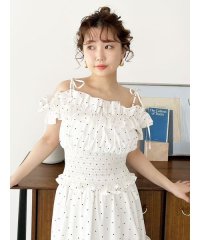LILY BROWN/2wayデコルテフリルトップス/508114133