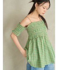 LILY BROWN/3wayシャーリングペプラムトップス/508115497