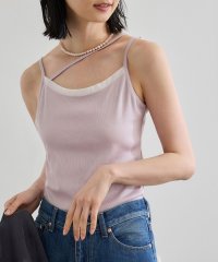 ROPE'/【WEB・一部店舗限定】【接触冷感/UVカット】前後2WAY チュールコンビアシメキャミソール/508115924