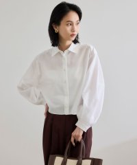ROPE'/【WEB・一部店舗限定】ライトタンブラークロップドシャツ/洗える/508115970