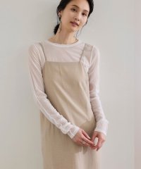 ROPE'/【WEB・一部店舗限定】ストレッチシアー＆レースカットソー/洗える/508115972